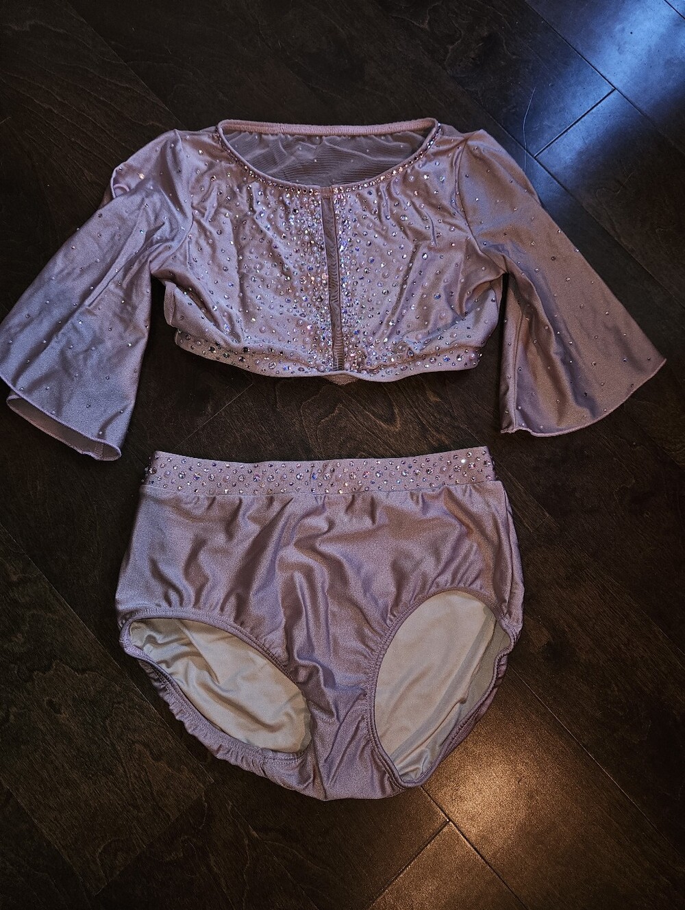 Women's Adult Med Semi Custom Vintage Rose Dance Costume